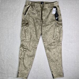 $268 Prps Cargo Sweatpants Joggers Mens Large Japanese Stone Pants Pockets L